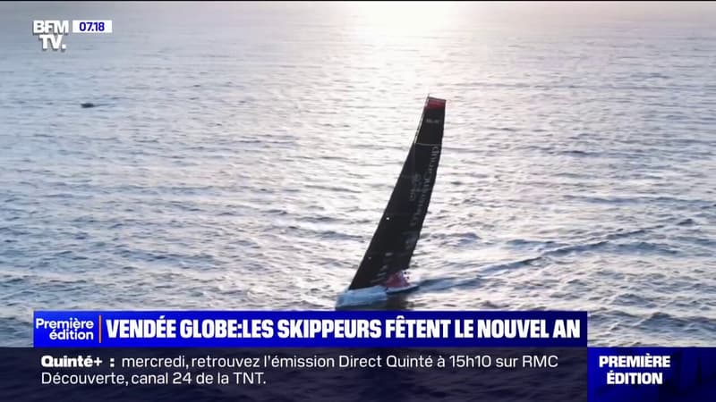 Vendée Globe: les skippeurs fêtent le Nouvel An