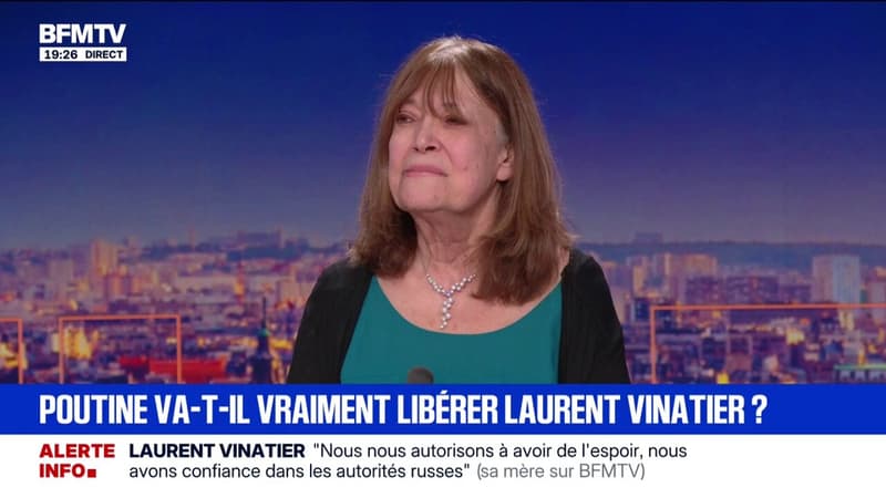 "Il va bien": Brigitte Vinatier donne des nouvelles de son fils, Laurent Vinatier, emprisonné en Russie