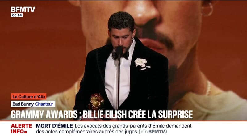 LA CULTURE D'ALIX -  "Nous ne sommes pas des sauvages": Récompensé du Grammy Award de l'album de l'année, Bad Bunny dénonce la police de l'immigration américaine