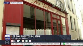 Le restaurant Les Enfants Rouges, 9 Rue de Beauce