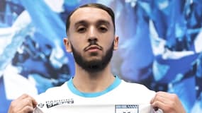 Amine Gouiri avec le maillot de l'OM