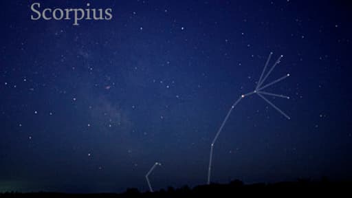 La constellation du Scorpion