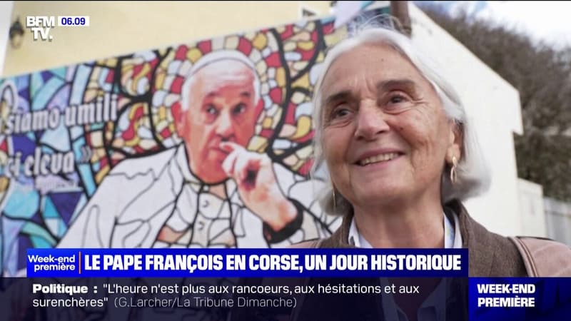 Pape en Corse: un jour historique