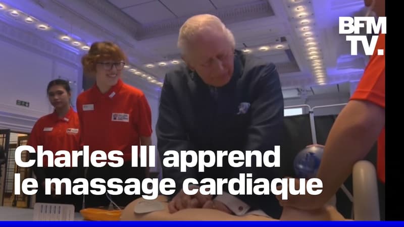 Royaume-Uni: le roi Charles III apprend à réaliser un massage cardiaque