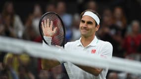 Roger Federer à Wimbledon en 2021