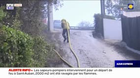 Incendie à Colomars: le feu fixé par les pompiers, un individu en garde à vue