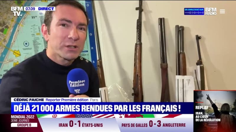 Déjà 65.000 armes et plus de 1,6 million de munitions récupérées en France pour l'opération de collecte d'armes lancée par l'État