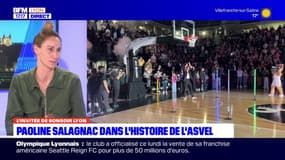 "Beaucoup de fierté": Paoline Salagnac devient la première joueuse de l'Asvel à voir son maillot retiré
