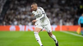 Kylian Mbappé lors du match Real Madrid-Arsenal (1-2, Ligue des champions), le 16 avril 2025