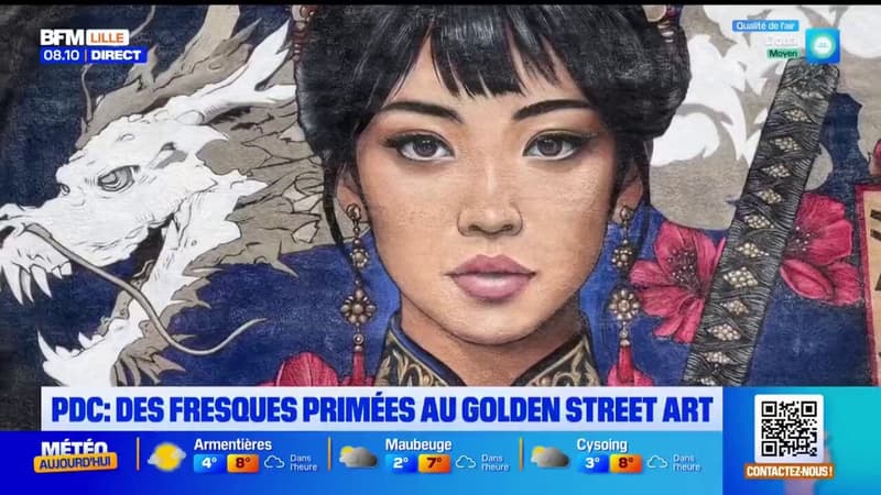 Golden Street Art : Calais et Boulogne récompensées avec deux fresques aux univers bien distincts