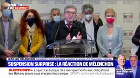 Suspension de l'examen du pass vaccinal: Jean-Luc Mélenchon fustige "une incapacité à maîtriser" de la part du gouvernement