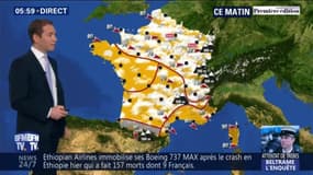 Météo: des vents forts et des averses dans l'est de l'Hexagone