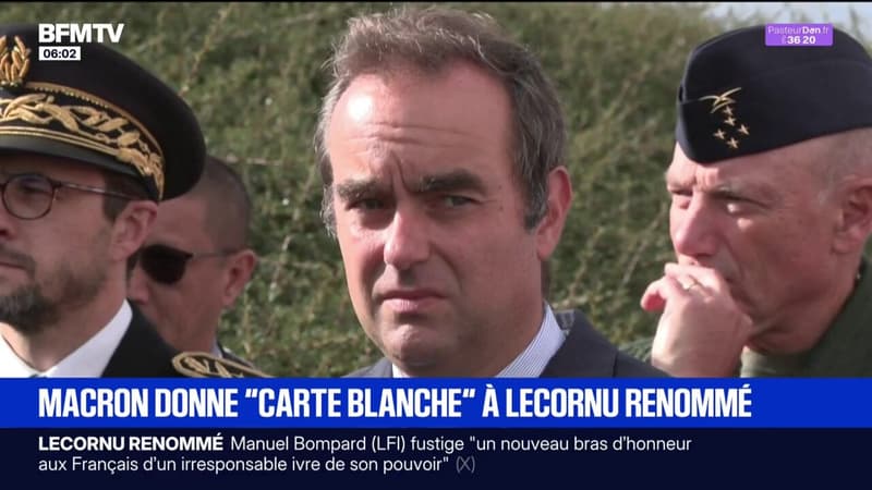 Sébastien Lecornu renommé: Emmanuel Macron laisse 