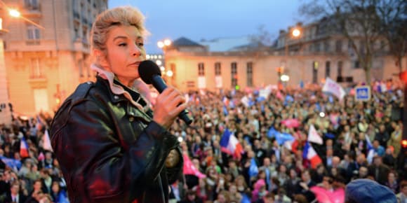 Frigide Barjot est la leader des anti-mariage homo.