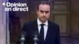 Sébastien Lecornu s'exprime après sa démission, le 6 octobre 2025 à Paris