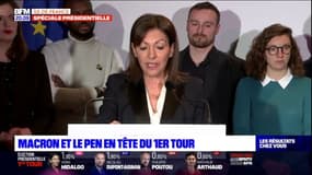 Présidentielle: Anne Hidalgo appelle à voter pour Emmanuel Macron au second tour