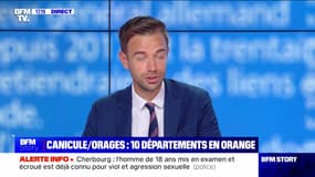 Story 2 : Canicule/ Orages, 10 départements en orange - 14/08