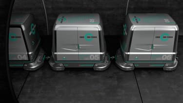 Le réseau de tunnel permettra le transport de palettes et de caisses pour paquets sur des véhicules autonomes et automatisés.