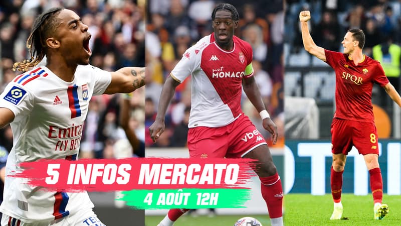 Barcola, Disasi, Matic... les 5 infos mercato du 4 août (à la mi-journée)