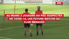 Au moins 2 joueurs du PSG suspectés de Covid-19, les futurs matchs du club menacés