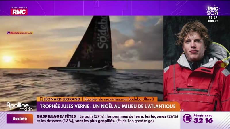 Trophée Jules Verne : Un Noël au milieu de l'Atlantique