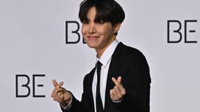 J-Hope, membre du  groupe de K-pop BTS à Séoul le 20 novembre 2020.