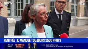 Rentrée scolaire: Élisabeth Borne annonce qu'il manque "l'équivalent de 2.500 professeurs"