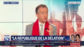 ÉDITO - En disant "non à la délation", Emmanuel Macron "soutient quand même" François de Rugy