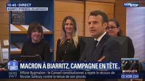 Emmanuel Macron est en déplacement à Biarritz pour préparer le G7