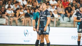 Louis Carbonel avec le maillot de Montpellier, le 19 août 2022