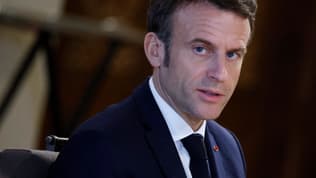 Emmanuel Macron, le 21 décembre 2022