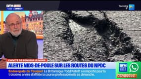 "Nids-de-poule à Pâques": une opération pour sensibiliser sur l'état des routes dans le Nord-Pas-de-Calais