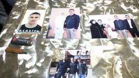 Chérif, une des victimes de l'effondrement d'un immeuble à Marseille le 5 novembre dernier, sur des photos avec sa famille. 