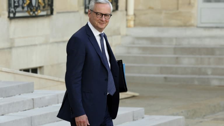 Bruno Le Maire, alors ministre de l'Economie, à la sortie du Conseil des ministres à l'Elysée, le 15 mai 2024 à Paris