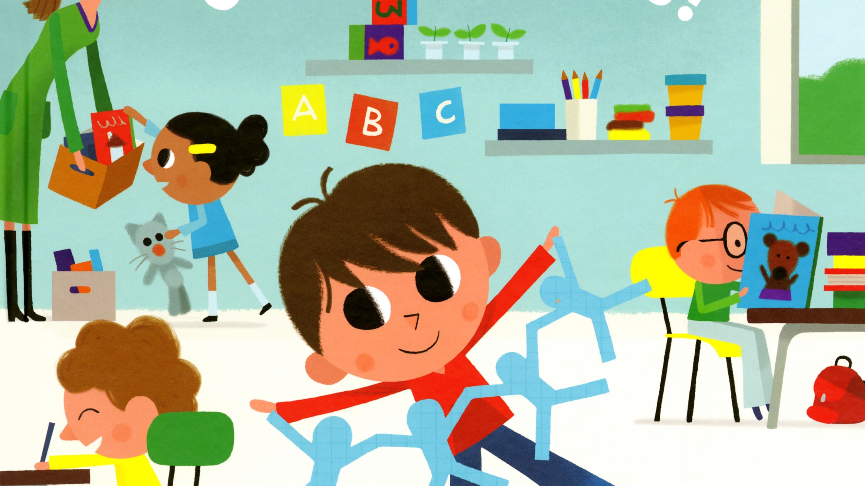 Bienvenue chez les petits! (collection Mes 100 premiers jours d'école) de Arnaud Alméras et Vincent Mathy. A partir de 2 ans Bienvenue chez les petits! (collection Mes 100 premiers jours d'école) de Arnaud Alméras et Vincent Mathy. A partir de 2 ans