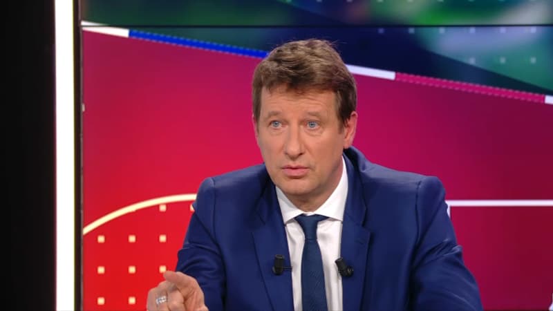 Yannick Jadot sur le plateau de BFMTV le 15 février 2022