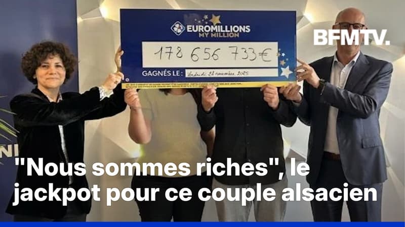 Un couple d'Alsaciens gagne 178 millions d'euros, l'un des plus gros gain français de l'EuroMillions