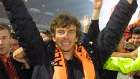 Christian Gourcuff avec Lorient en 2001