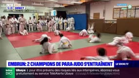 Hautes-Alpes: deux champions du monde de para-judo s'entraînent à Embrun