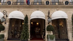 L'entrée du Ritz, à Paris.