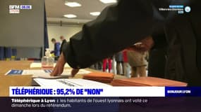 Téléphérique à Lyon: 95,2% de "non" au référendum de l'ouest lyonnais