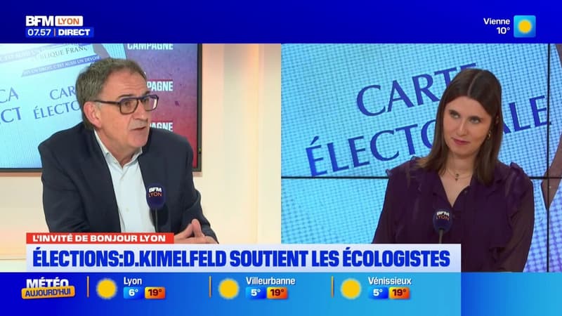 L'invité de Bonjour Lyon :  David Kimelfeld soutient les écologistes pour les élections