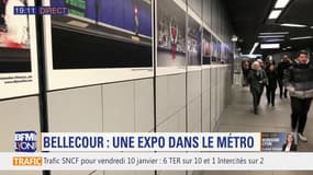 Lyon : une exposition dans le métro Bellecour