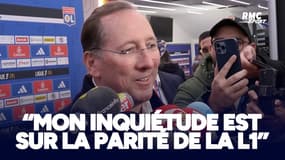 OL 2-3 PSG : "Mon inquiétude est sur la parité de la Ligue 1", précise Textor