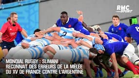 Mondial rugby : Slimani reconnait des erreurs de la mêlée du XV de France contre l'Argentine