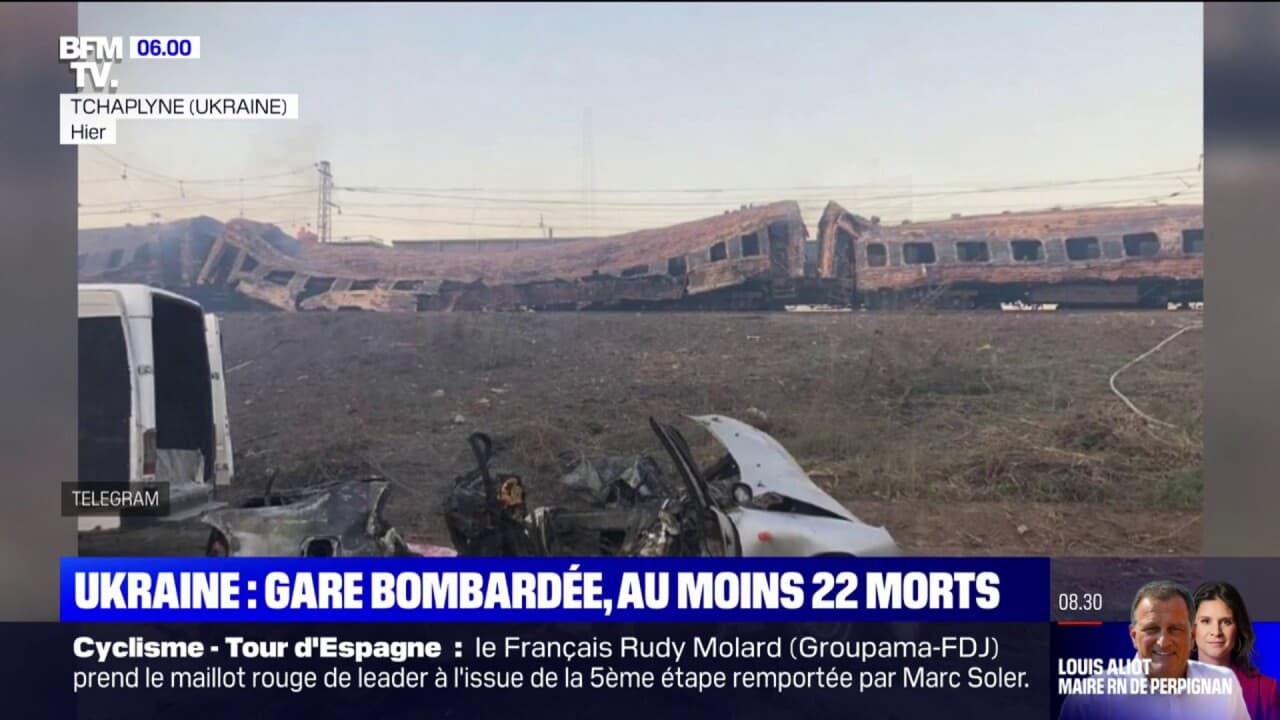 Guerre En Ukraine: Une Nouvelle Frappe Russe Sur Une Gare Fait Au Moins ...