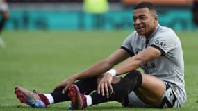 Kylian Mbappé lors de Lorient-PSG