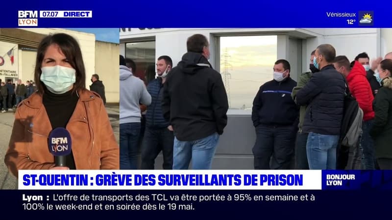 Saint-Quentin-Fallavier: les surveillants de prison en grève