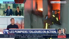 Incendie à Paris: les sapeurs-pompiers " cherchent potentiellement d'autres victimes, le bilan est provisoire"