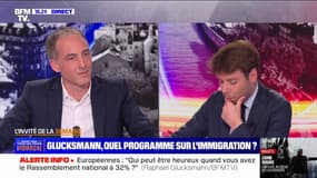 Immigration: "Ceux qui n'ont pas le droit à l'asile et à un autre titre de séjour doivent être reconduits dans leur pays", affirme Raphaël Glucksmann